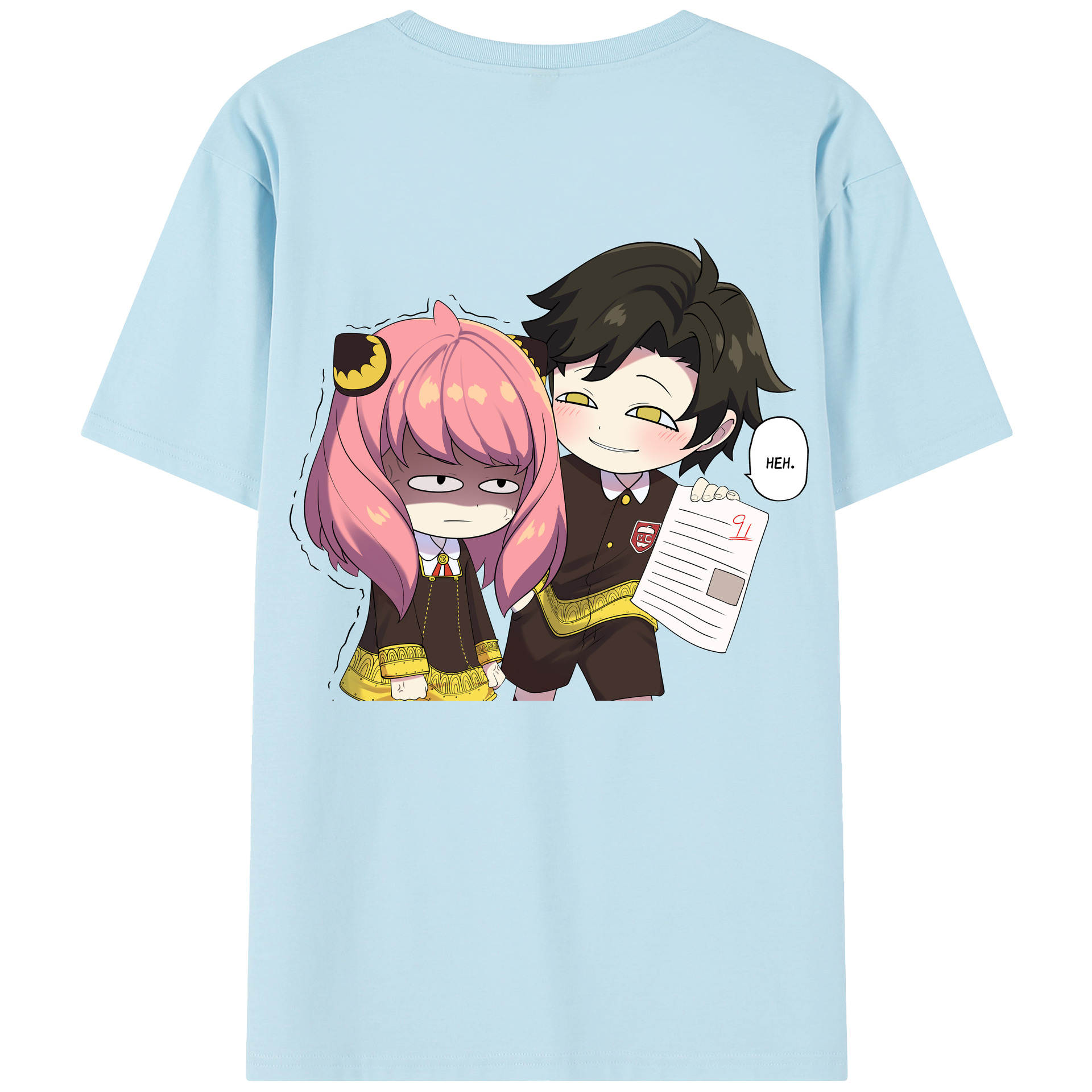 （画像用） SPY×FAMILY间谍家家酒 綿100％半袖Tシャツ（背面プリント）